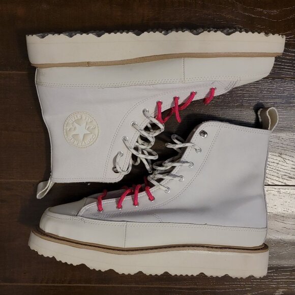 NEW Converse Chuck Taylor Crafted Boots Womens 10 Sneaker Winter Cozy Fleece - Picture 3 of 9